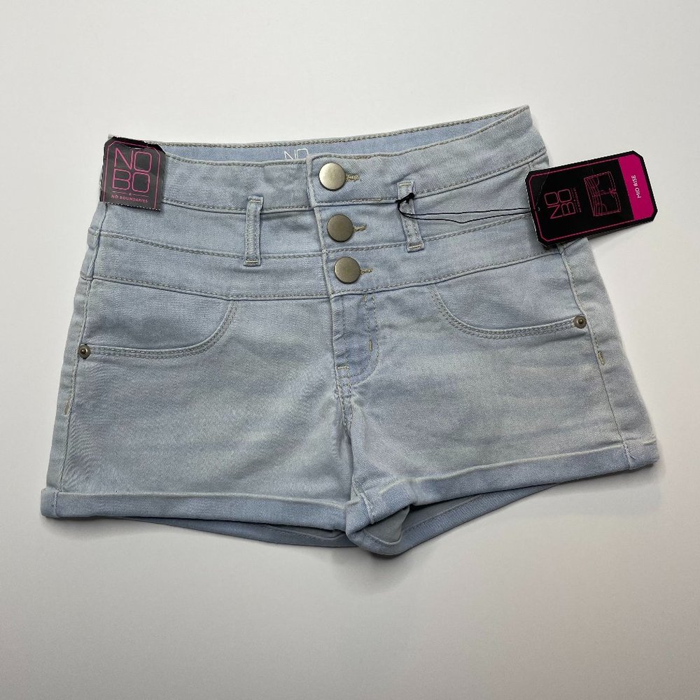Light Wash Denim Shorts